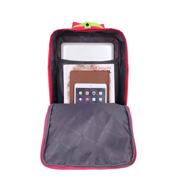 Oxford Style Pink Lime Backpack for active ones - Picture 4 of 4